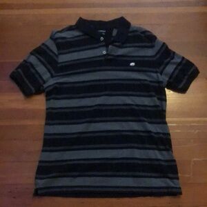 Black and Gray striped shirt Banana Republic